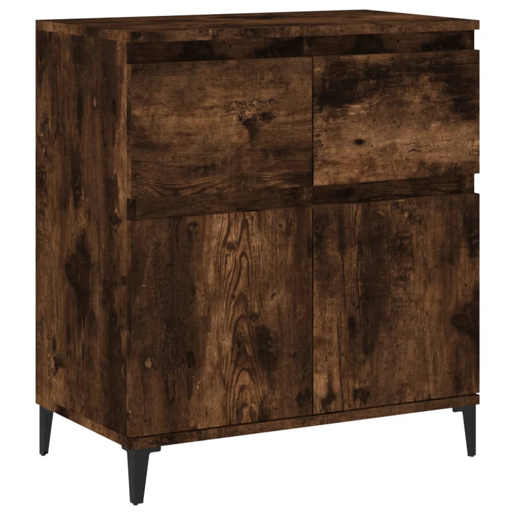 Komoda boja dimljenog hrasta 60 x 35 x 70 cm konstruirano drvo