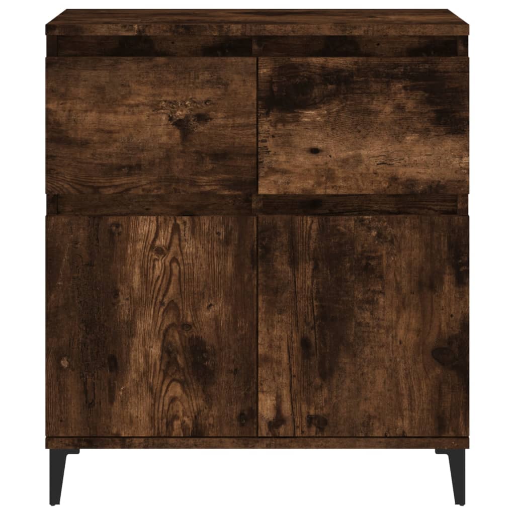 Komoda boja dimljenog hrasta 60 x 35 x 70 cm konstruirano drvo