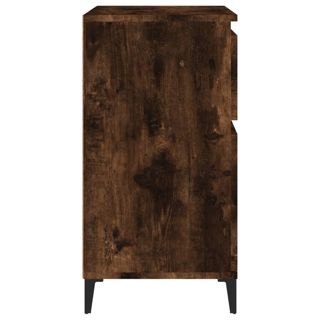 Komoda boja dimljenog hrasta 60 x 35 x 70 cm konstruirano drvo