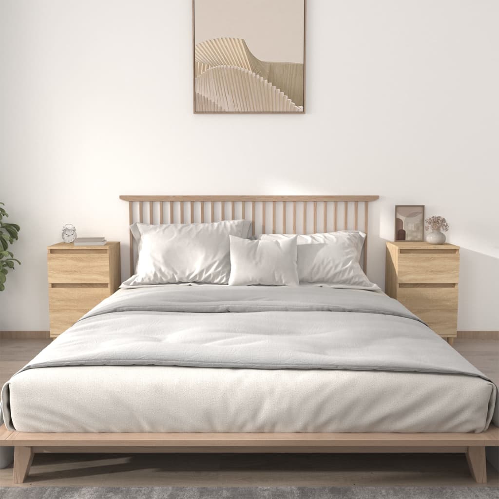 Noćni ormarići 2 kom boja hrasta sonome 40 x 35 x 70 cm