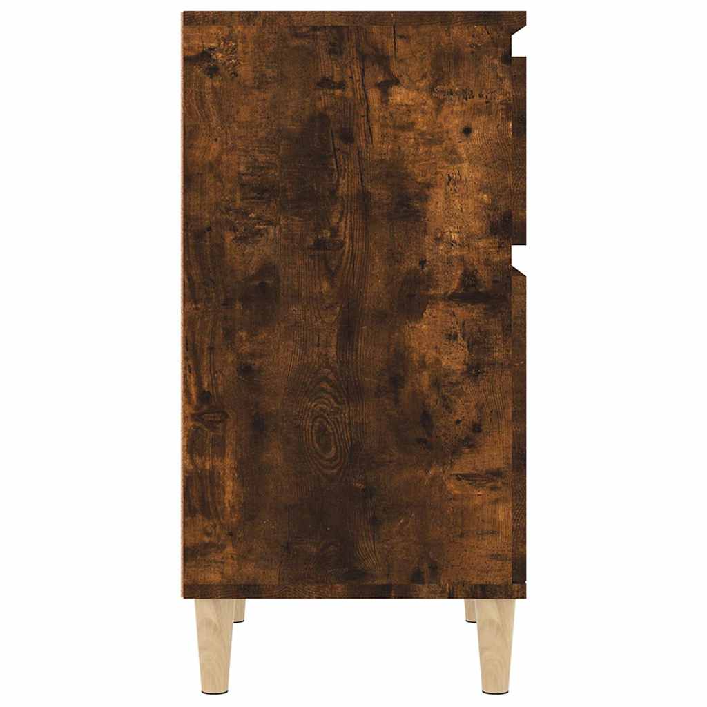 Noćni ormarići 2 kom boja dimljenog hrasta 40x35x70 cm