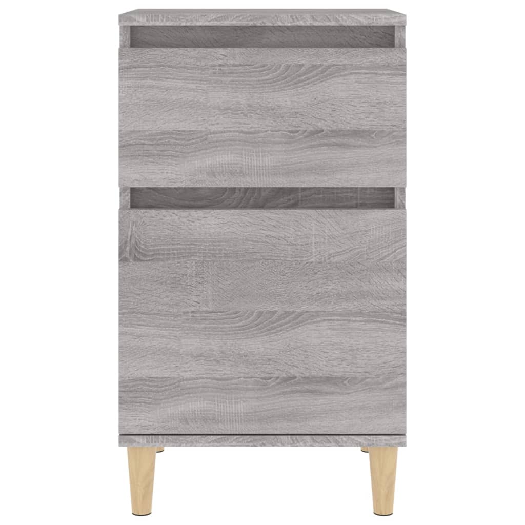 Noćni ormarići 2 kom boja dimljenog smeđi 40x35x70 cm