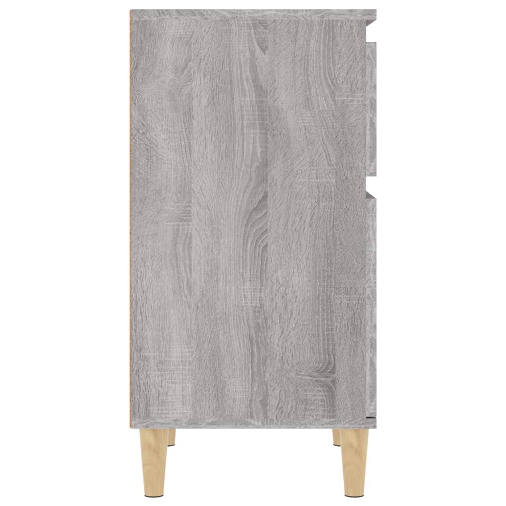 Noćni ormarići 2 kom boja dimljenog smeđi 40x35x70 cm