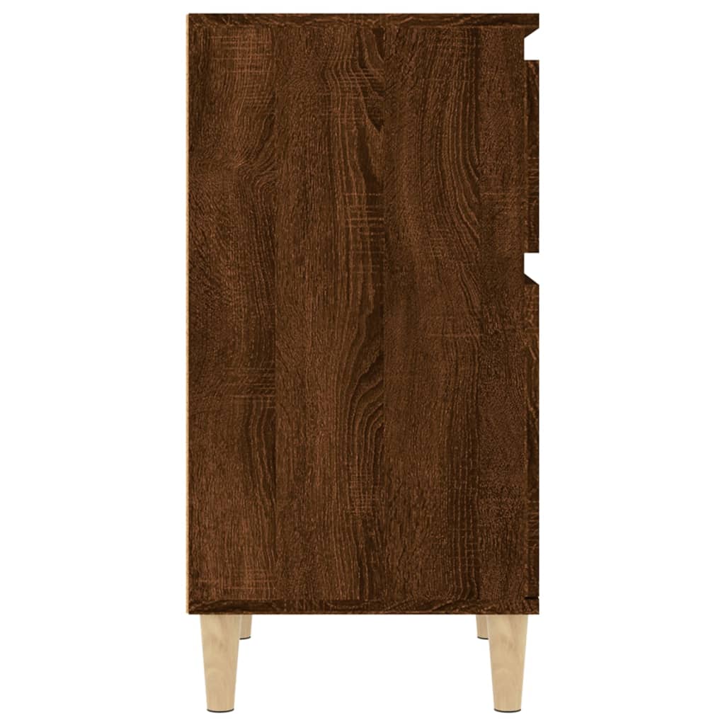 Noćni ormarići 2 kom smeđi hrast 40x35x70 cm