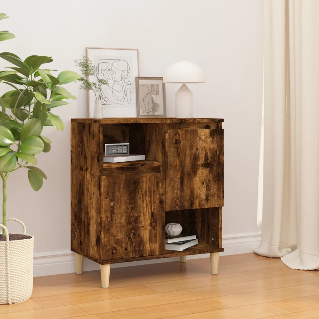 Komoda boja dimljenog hrasta 60 x 35 x 70 cm konstruirano drvo