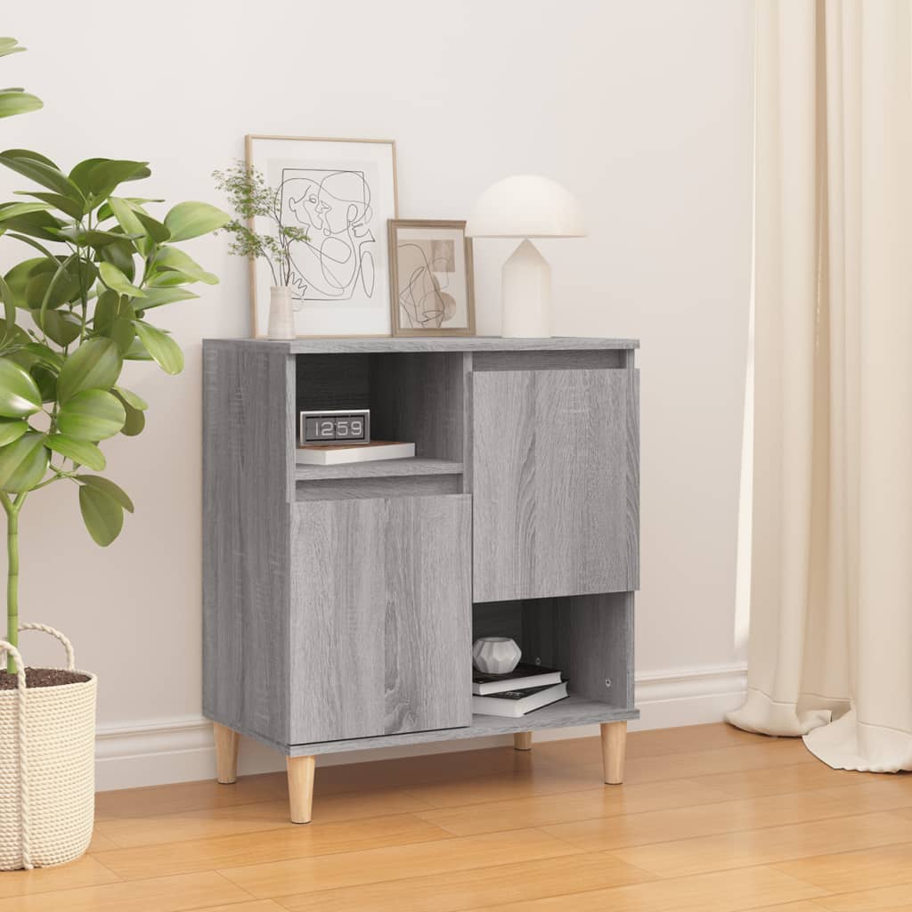 Komoda sivog hrasta sonome 60x35x70 cm od konstruiranog drva