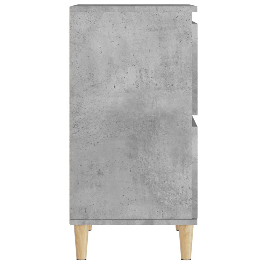 Komoda siva boja betona 60x35x70 cm od konstruiranog drva