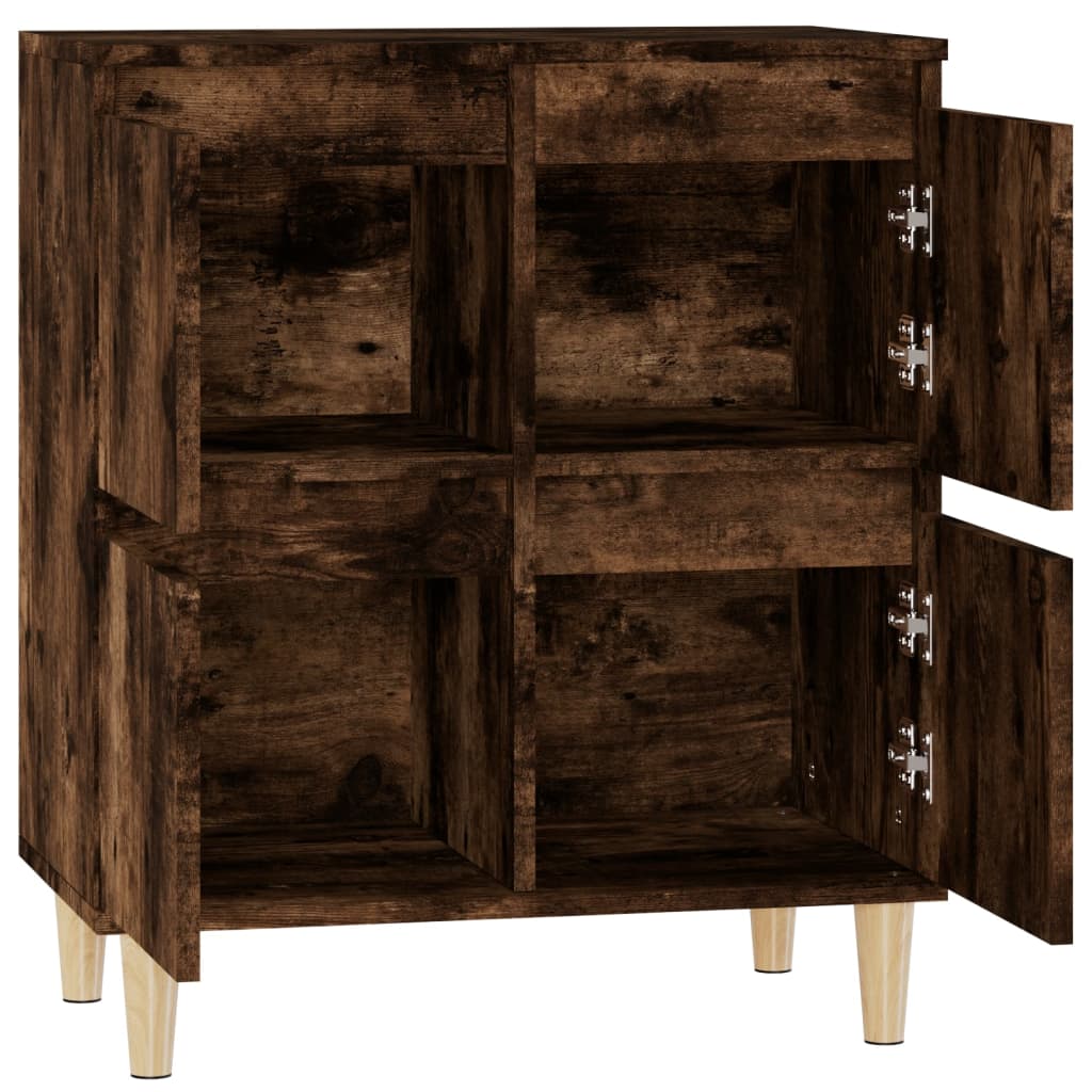 Komoda boja dimljenog hrasta 60 x 35 x 70 cm konstruirano drvo