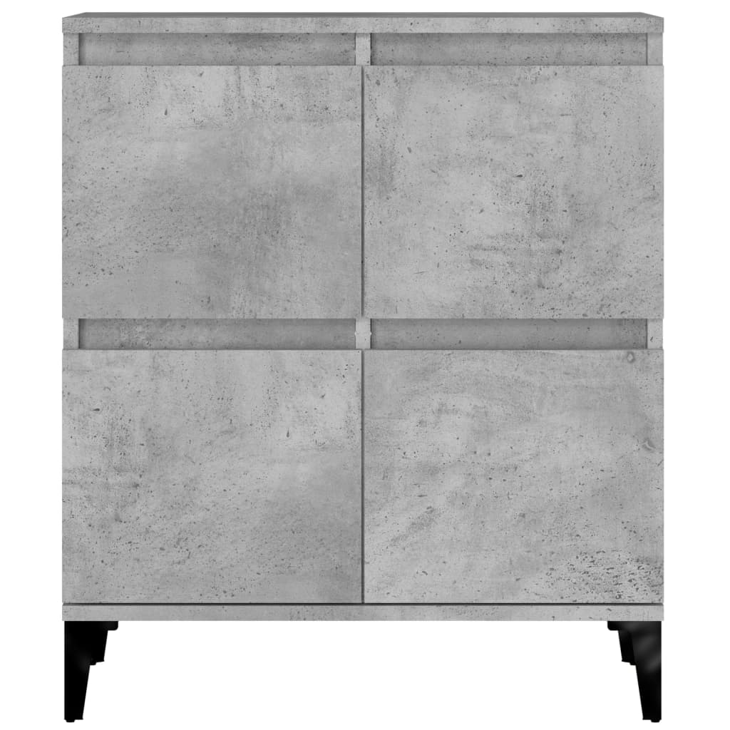Komoda siva boja betona 60x35x70 cm od konstruiranog drva