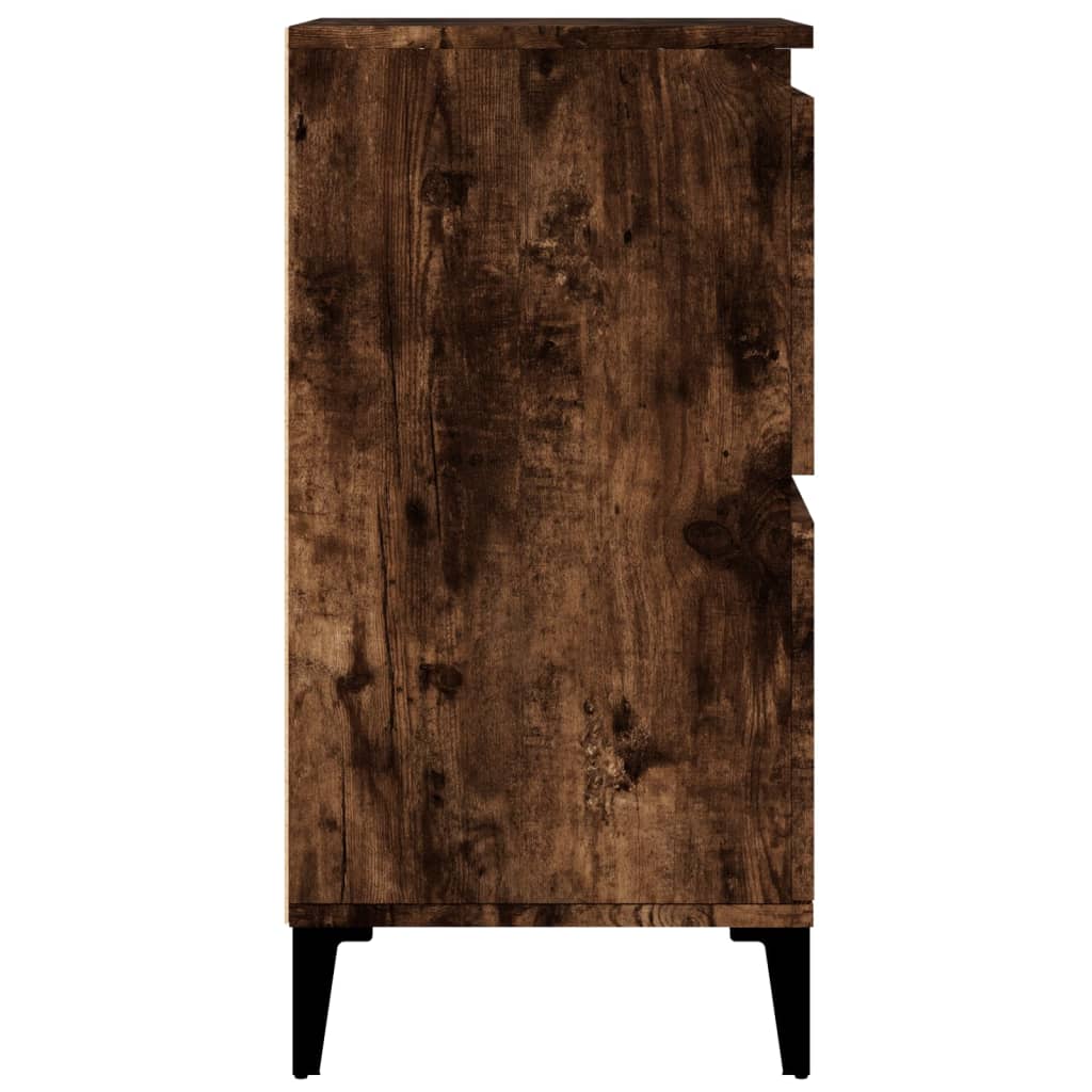 Komoda boja dimljenog hrasta 60 x 35 x 70 cm konstruirano drvo