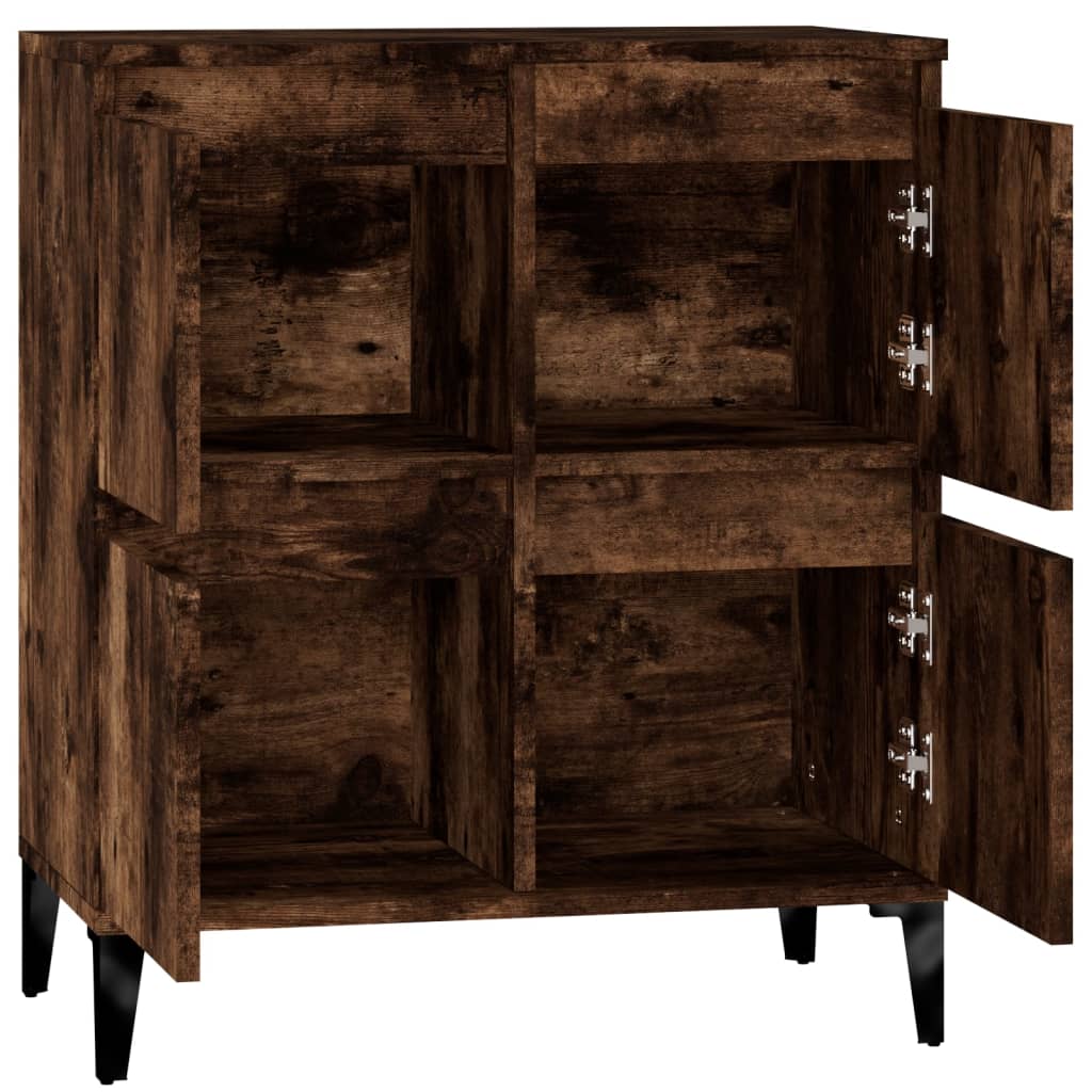 Komoda boja dimljenog hrasta 60 x 35 x 70 cm konstruirano drvo