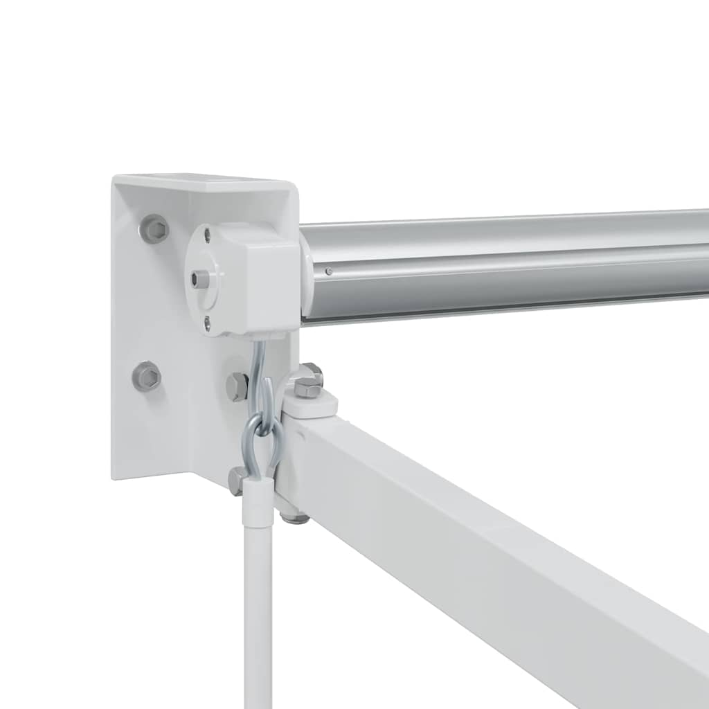 Sklopiva konstrukcija tende Bijeli 350 x 250 cm Aluminij