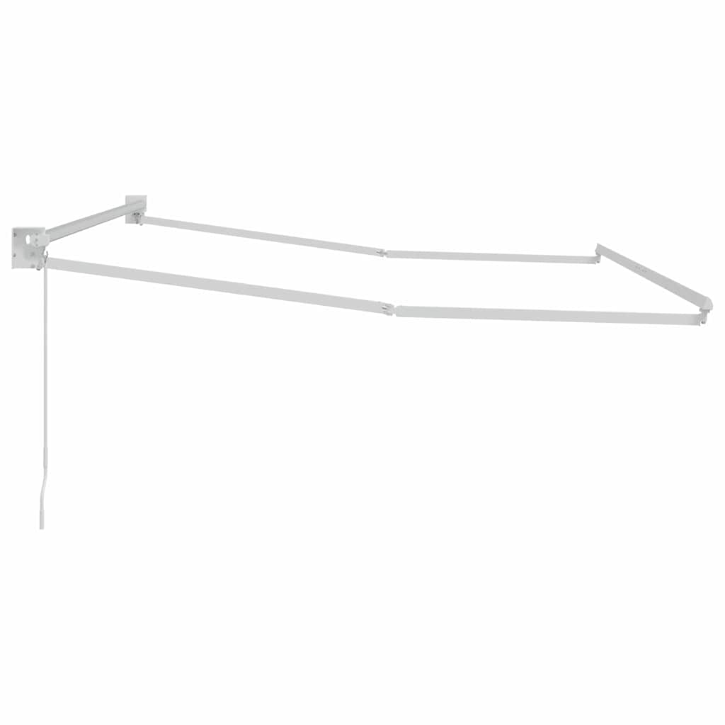 Sklopiva konstrukcija tende Bijeli 350 x 250 cm Aluminij