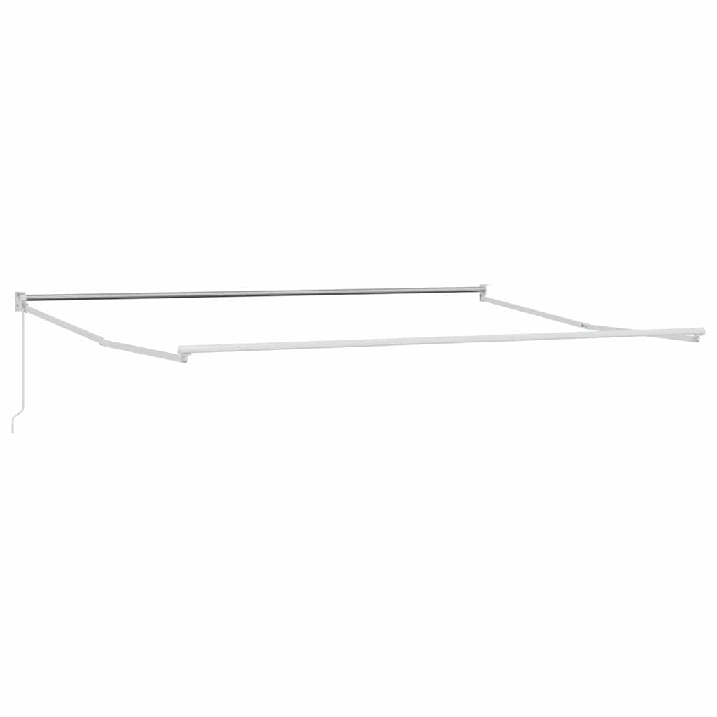 Sklopiva konstrukcija tende Bijeli 450 × 300 cm Aluminij