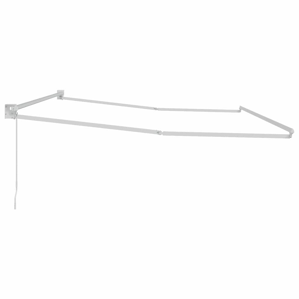 Sklopiva konstrukcija tende Bijeli 450 × 300 cm Aluminij