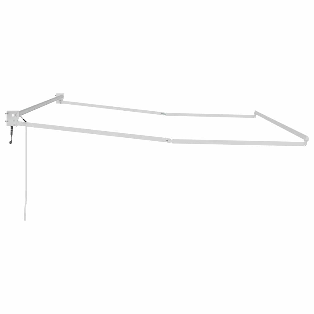 Sklopiva konstrukcija tende Bijeli 400 × 300 cm Aluminij