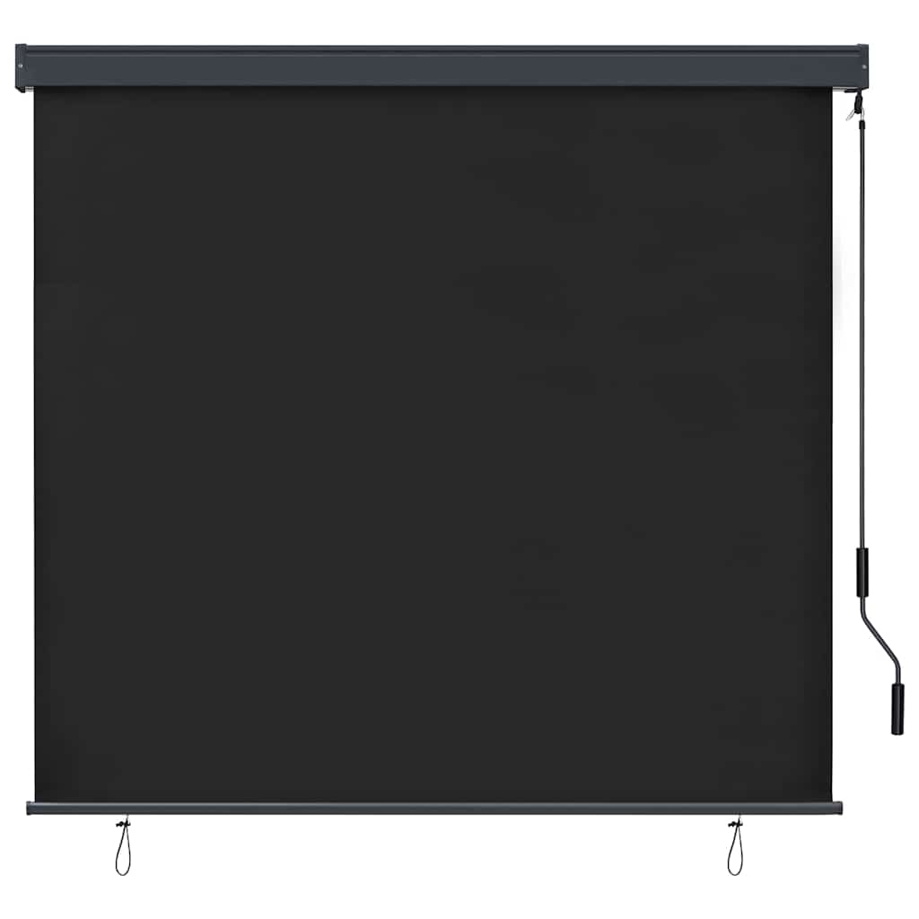 Rolo zavjesa Antracit 180 x 250 cm Tkanina i aluminij