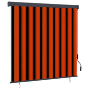 Rolo zavjesa Narančasta i smeđa 180 x 250 cm Tkanina i aluminij