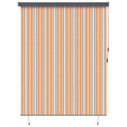 Rolo zavjesa Žuta i plava 200 x 250 cm Tkanina i aluminij