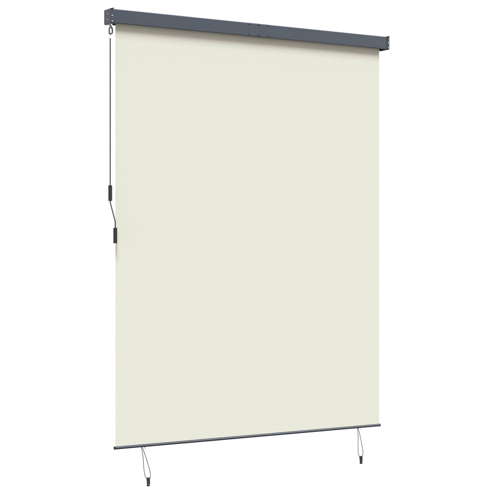 Rolo zavjesa Krem 200 x 250 cm Tkanina i aluminij