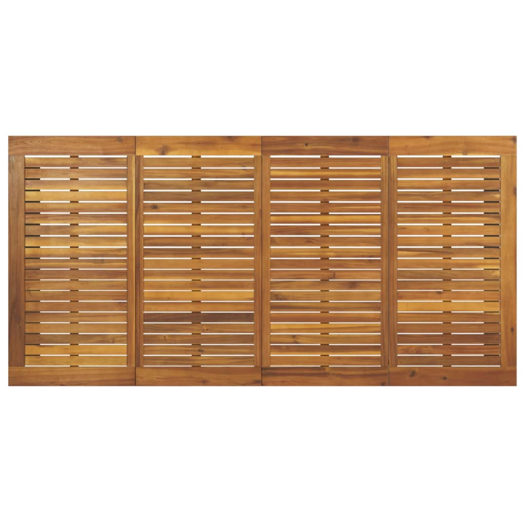 Vrtni stol s U-nogama 180 x 90 x 75 cm od masivnog drva bagrema