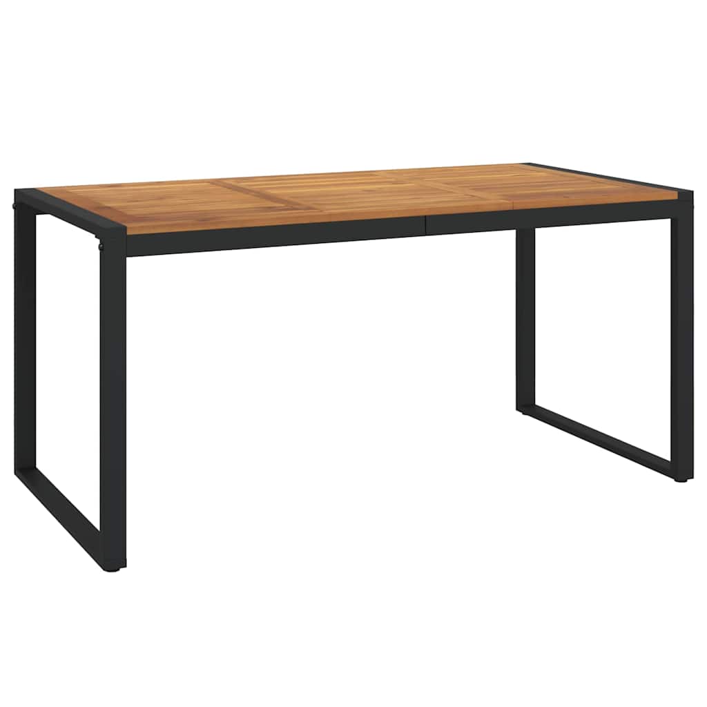 Vrtni stol s U-nogama 160 x 80 x 75 cm od masivnog drva bagrema