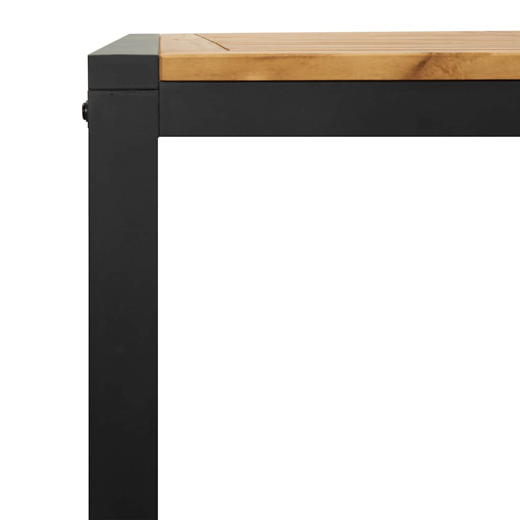 Vrtni stol s U-nogama 160 x 80 x 75 cm od masivnog drva bagrema