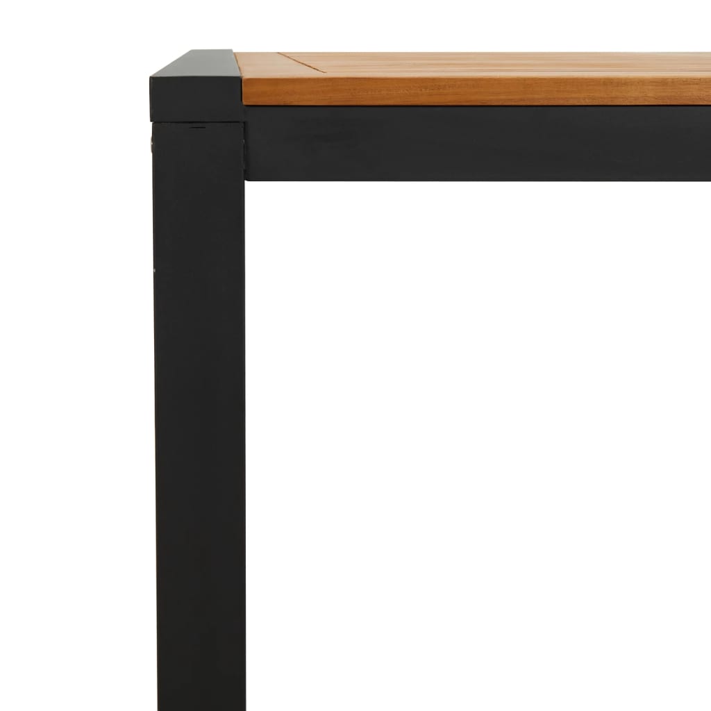 Vrtni stol s U-nogama 180 x 90 x 75 cm od masivnog drva bagrema