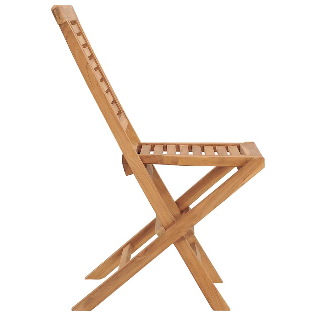 Sklopive vrtne stolice 2 kom 47x63x90 cm od masivne tikovine