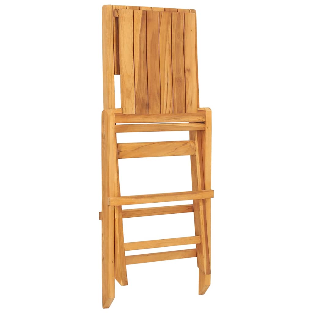 Sklopive vrtne stolice 2 kom 47x61x90 cm od masivne tikovine