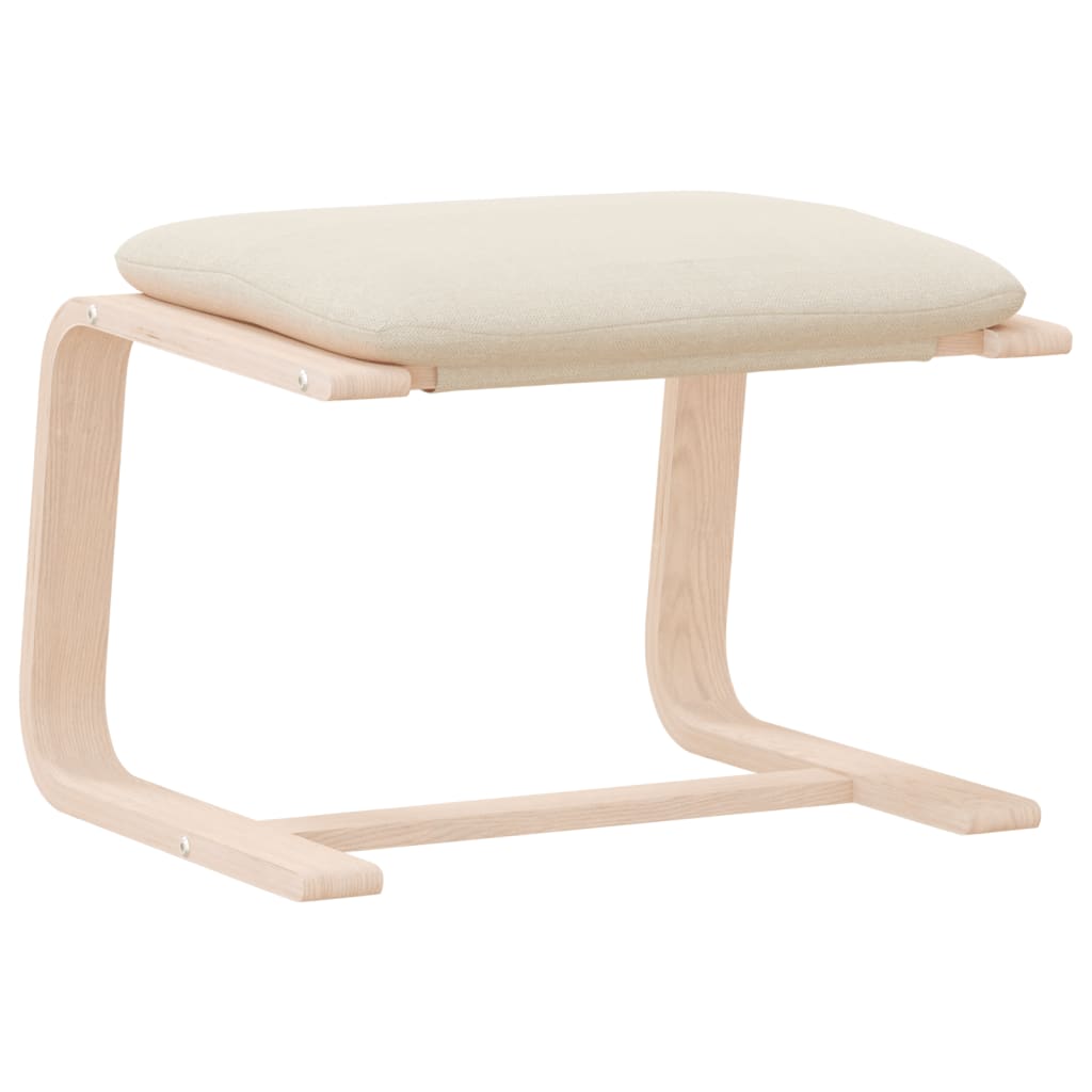 Tabure krem 51 x 41 x 40 cm od tkanine