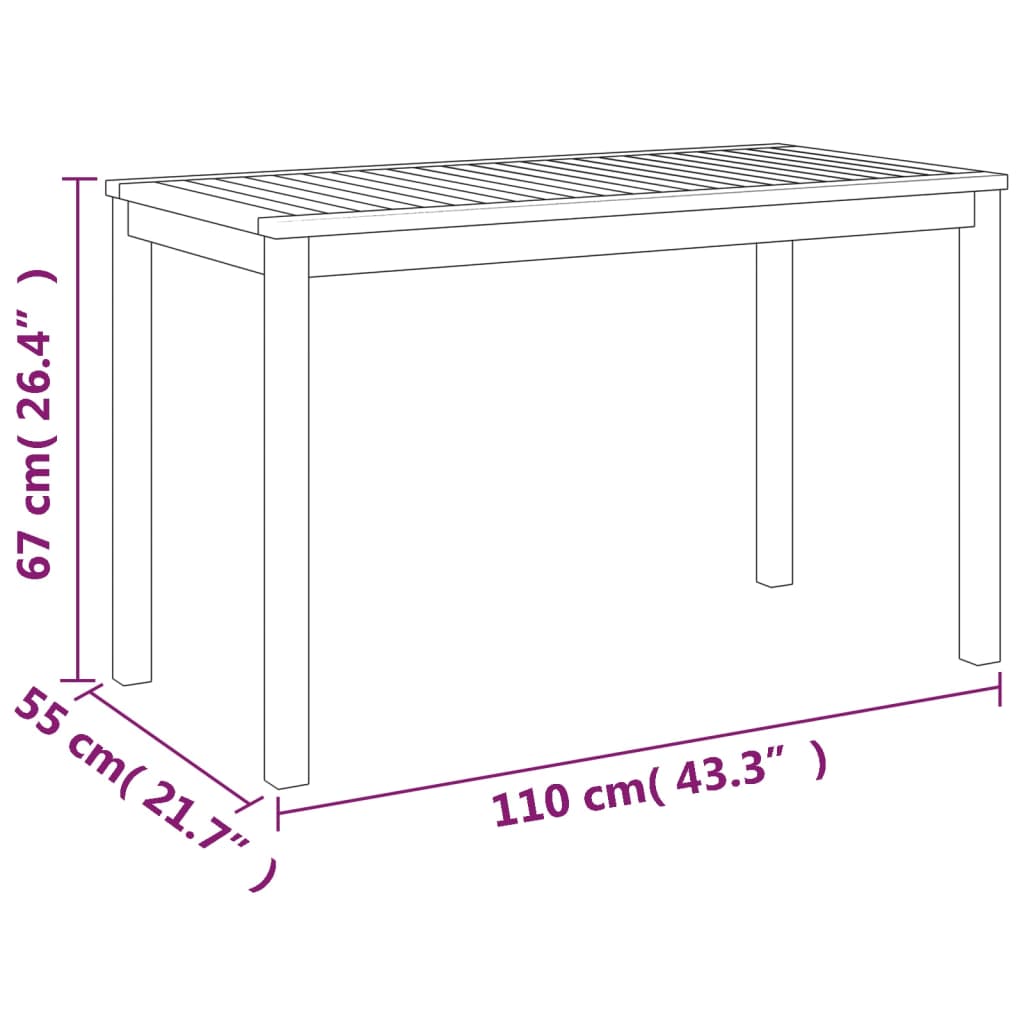 5-dijelni vrtni blagovaonski set s jastucima od bagremovog drva