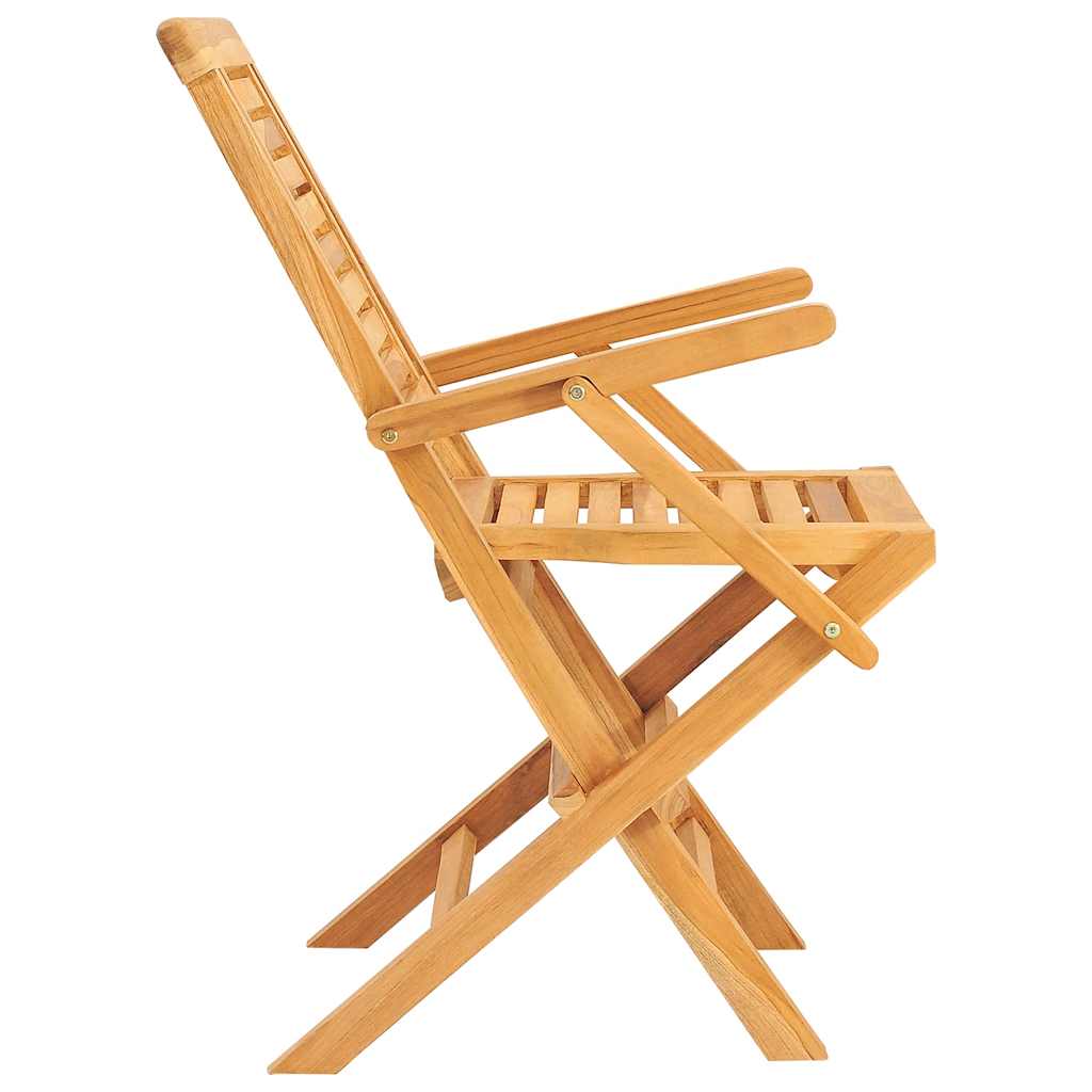 Sklopive vrtne stolice 4 kom 56x63x90 cm od masivne tikovine