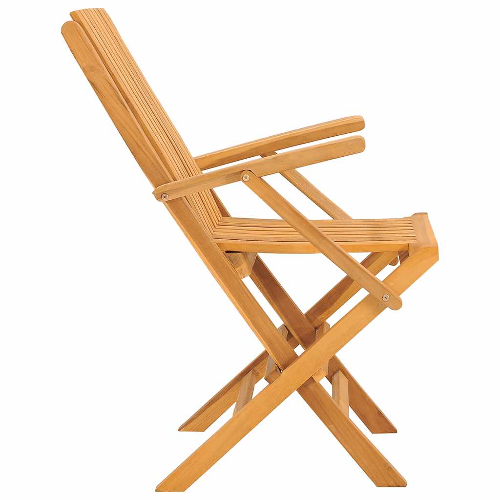 Sklopive vrtne stolice 4 kom 61x67x90 cm od masivne tikovine