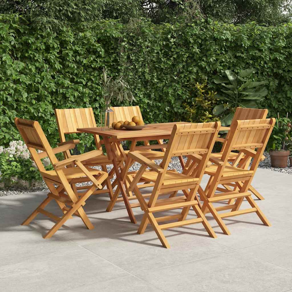 Sklopive vrtne stolice 6 kom 55x61x90 cm od masivne tikovine