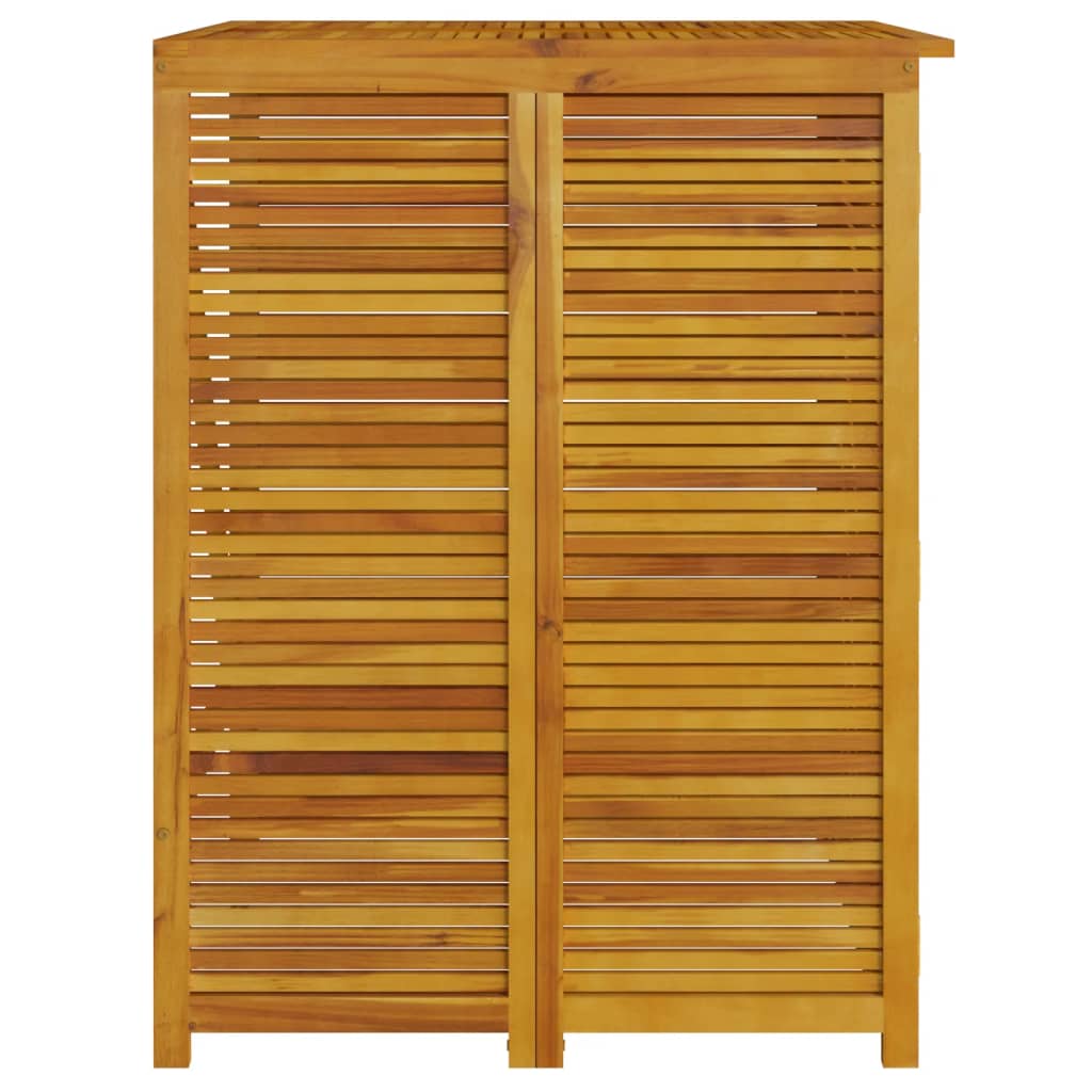 Spremište za 2 kante za smeće 140x89x117cm masivno drvo bagrema