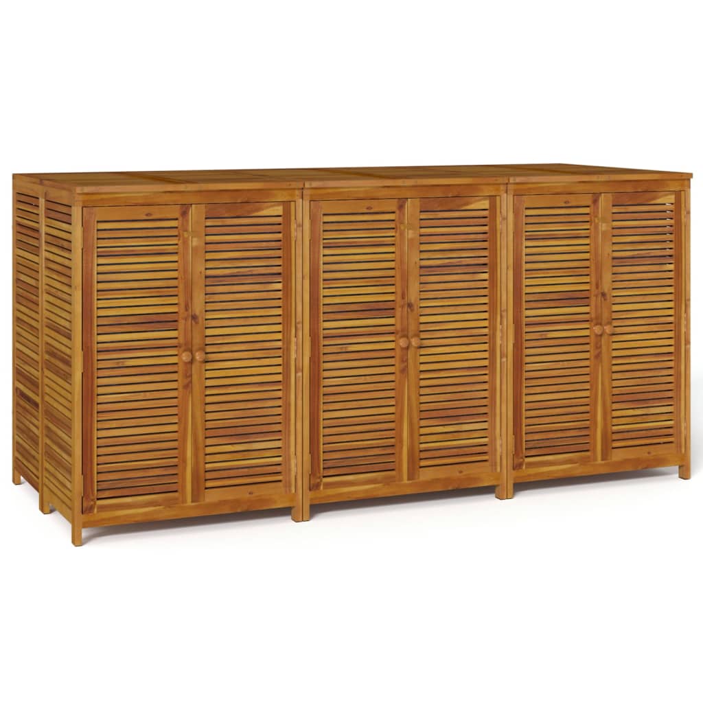 Vrtna kutija za pohranu 210x87x104 cm od masivnog drva bagrema