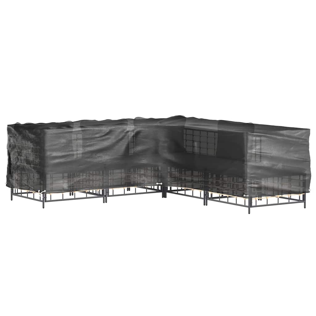 Navlake za kutnu vrtnu garnituru 2 kom s 12 ušica 185x185x90 cm