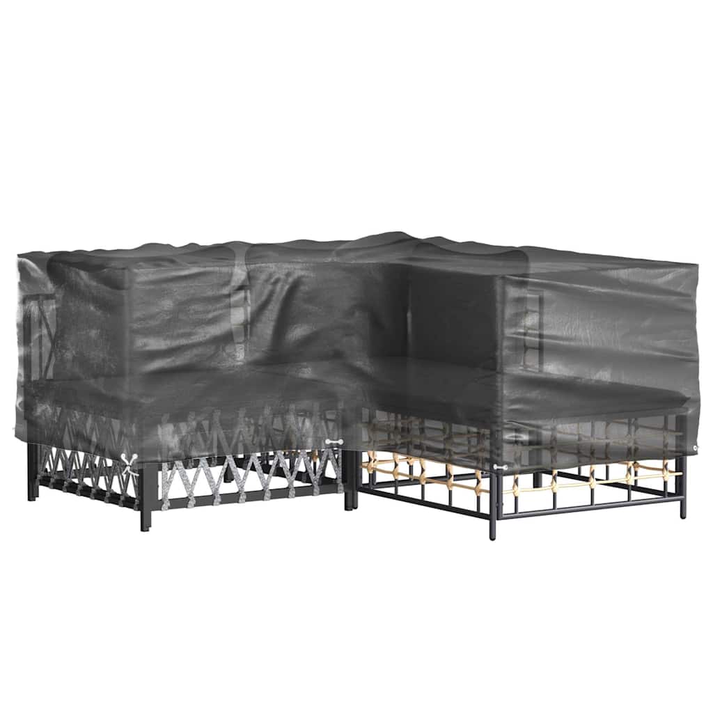 Navlake za kutnu vrtnu garnituru 2 kom s 16 ušica 215x215x70 cm