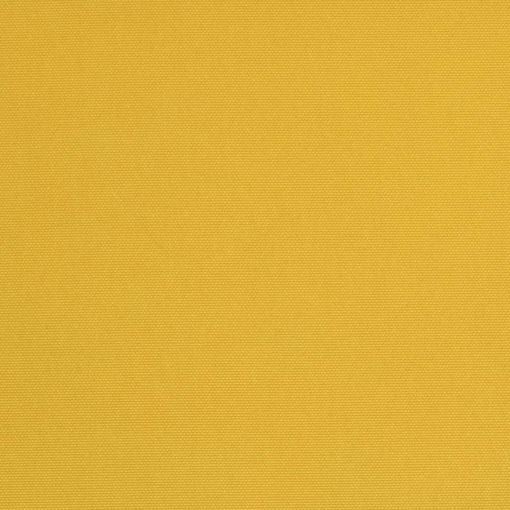 Zidni suncobran s LED svjetlima žuti 290 cm