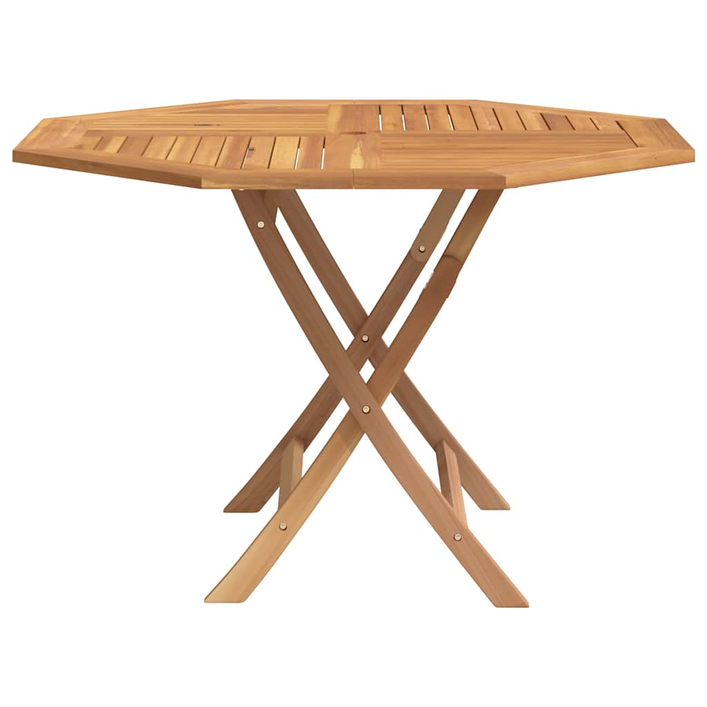 Sklopivi vrtni stol 110x110x75 cm od masivne tikovine