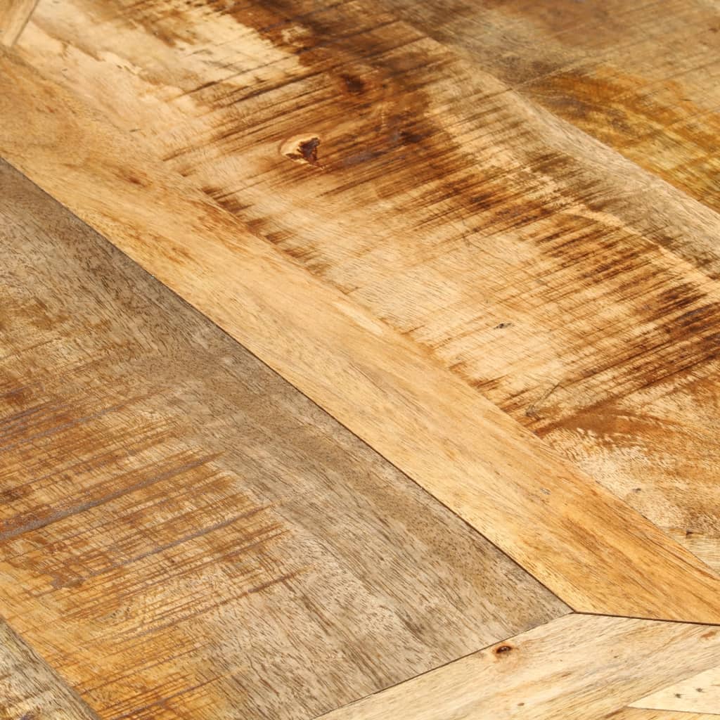 Blagovaonski stol Ø 150 x 76 cm masivno grubo drvo manga