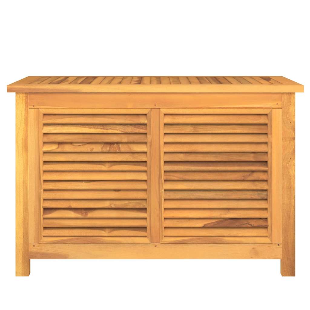 Vrtna kutija za pohranu s vrećom 90x50x58 cm masivna tikovina