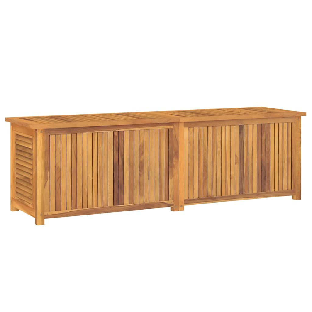 Vrtna kutija za pohranu s vrećom 175x50x55 cm masivna tikovina