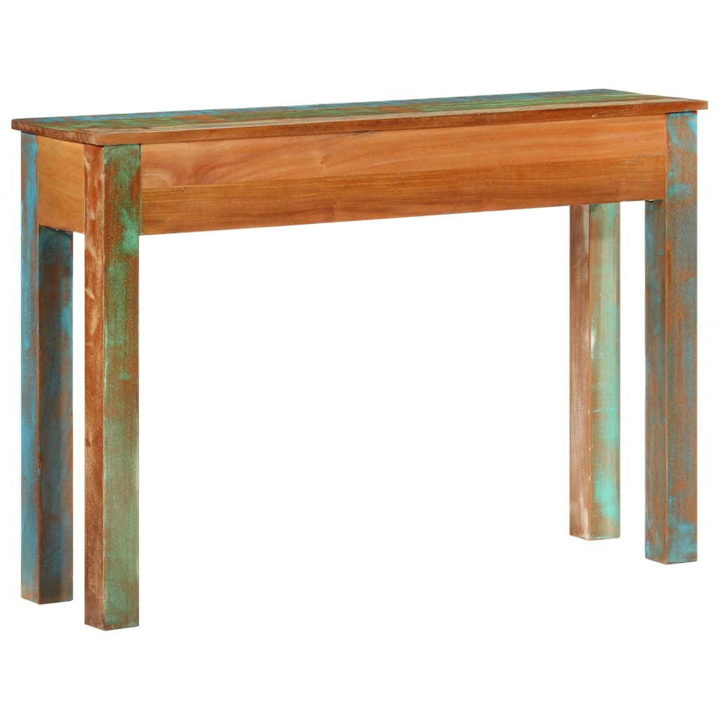 Konzolni stol 110 x 30 x 75 cm od masivnog obnovljenog drva