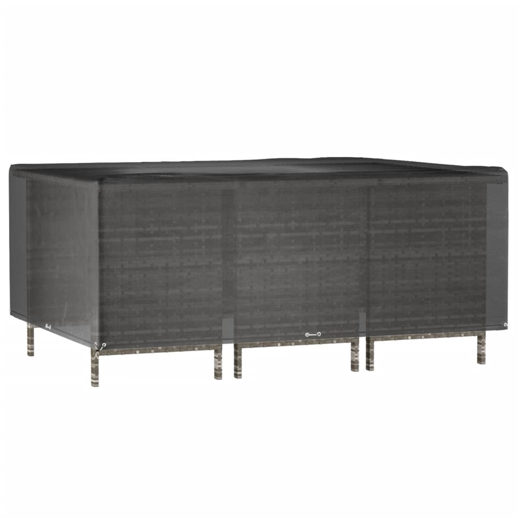 Navlaka za vrtni namještaj s 12 ušica 270x180x90 cm pravokutna