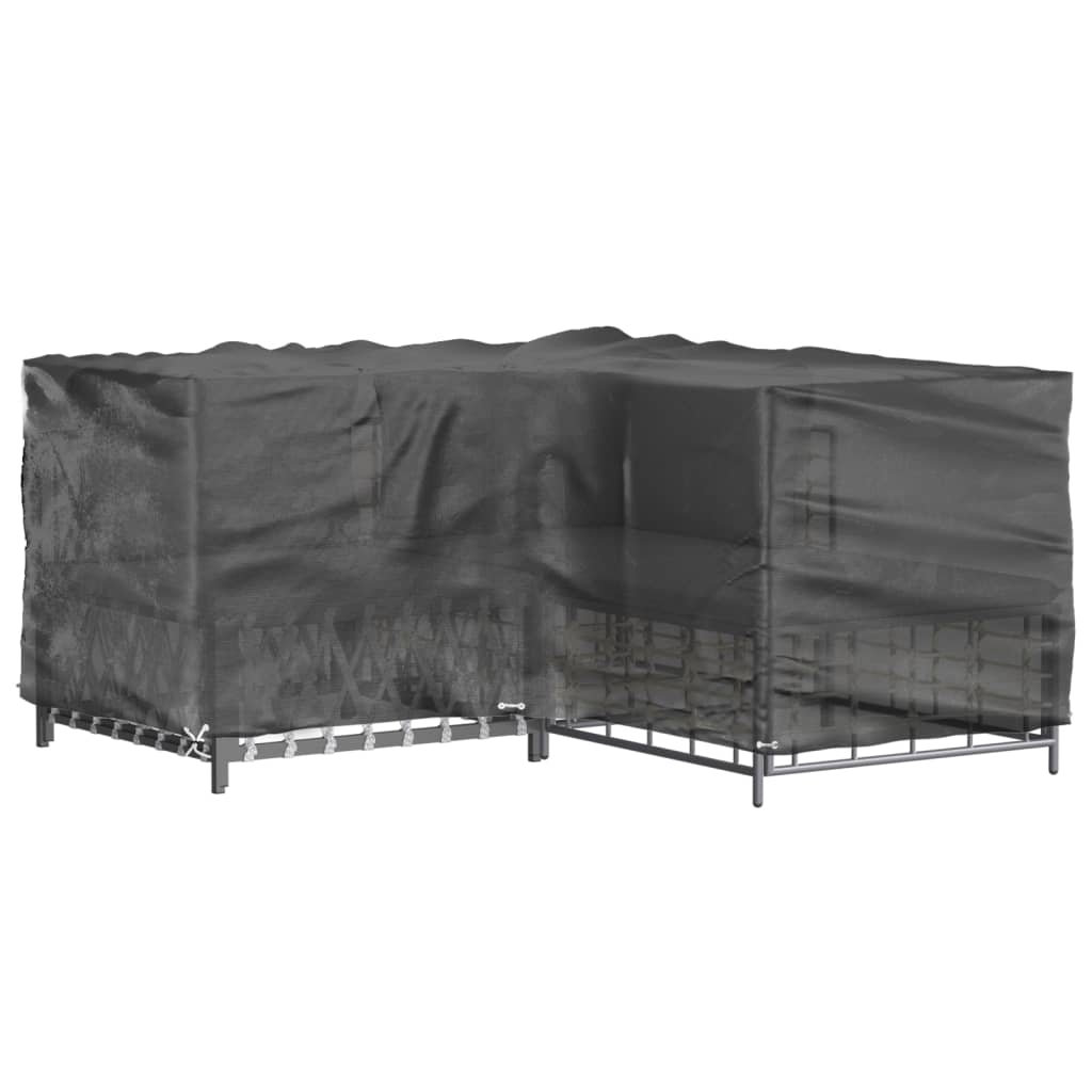 Navlaka za kutnu vrtnu garnituru s 12 ušica 185 x 185 x 90 cm