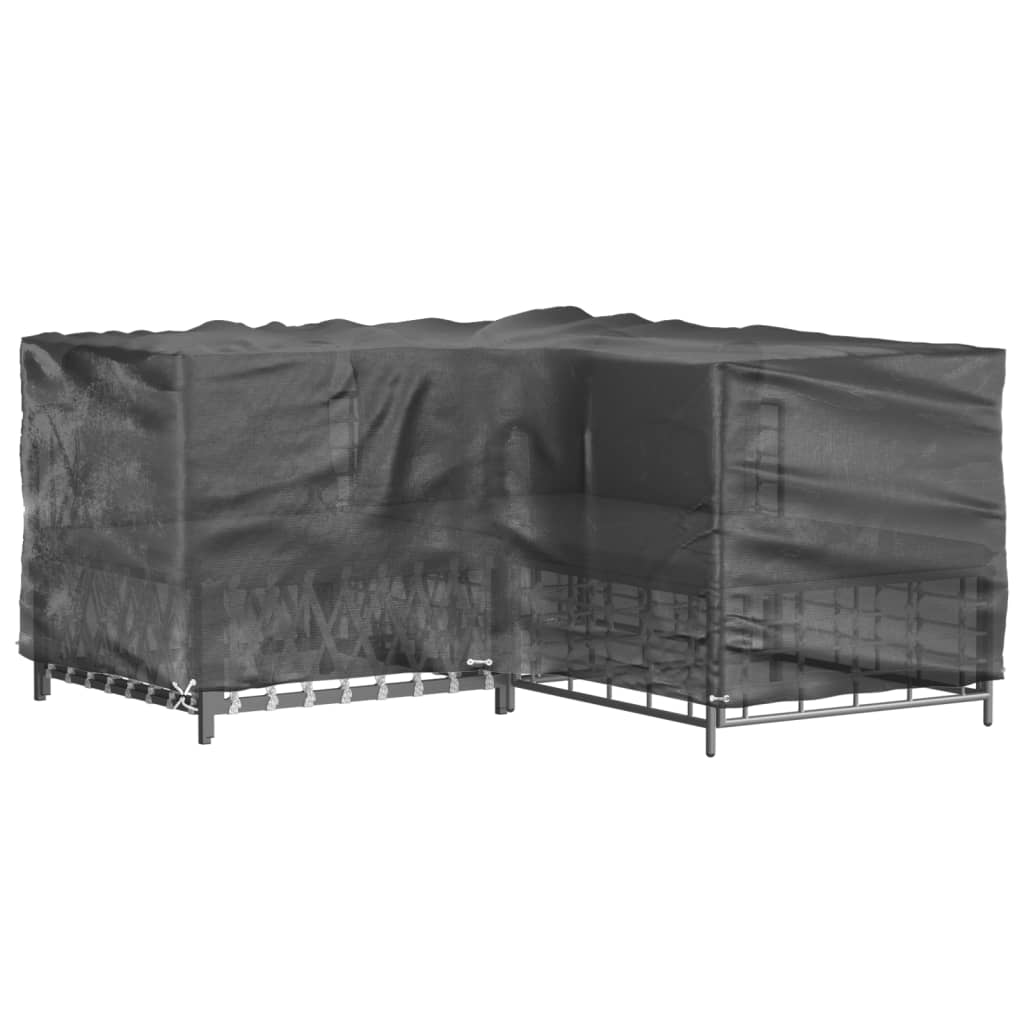 Navlaka za kutnu vrtnu garnituru sa 16 ušica 215x215x90 cm