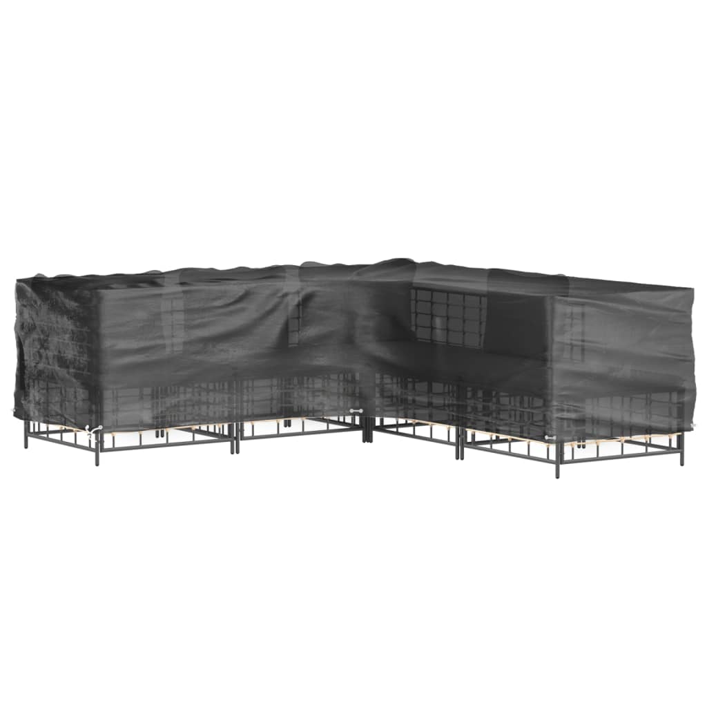 Navlaka za kutnu vrtnu garnituru sa 16 ušica 285x285x90 cm