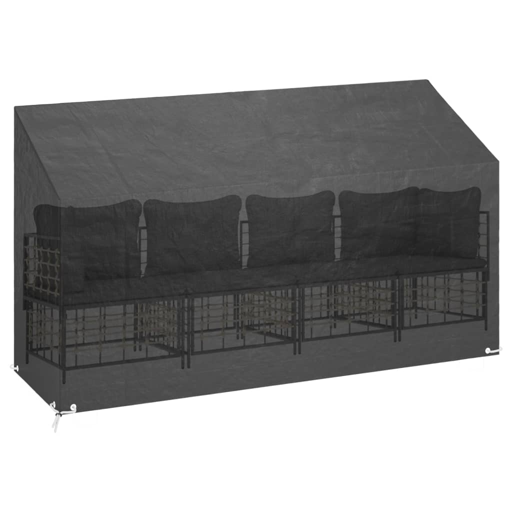 Navlaka za vrtnu klupu s 12 ušica 210x70x70/88 cm polietilen